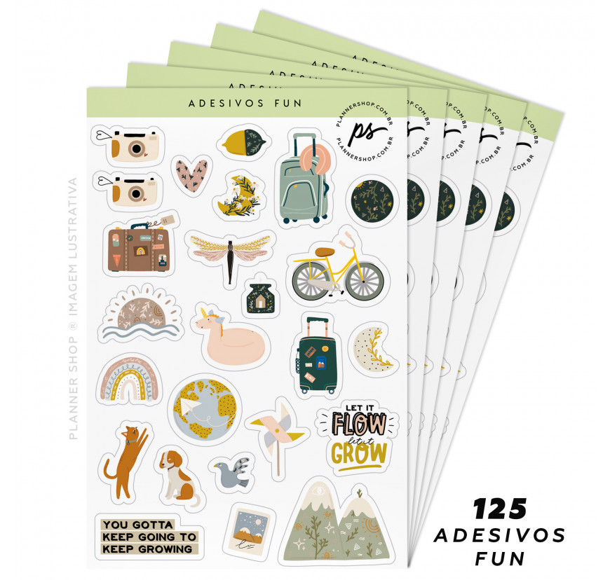 Kit de Adesivos - Fun