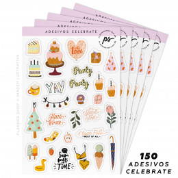 Kit de Adesivos - Celebrate
